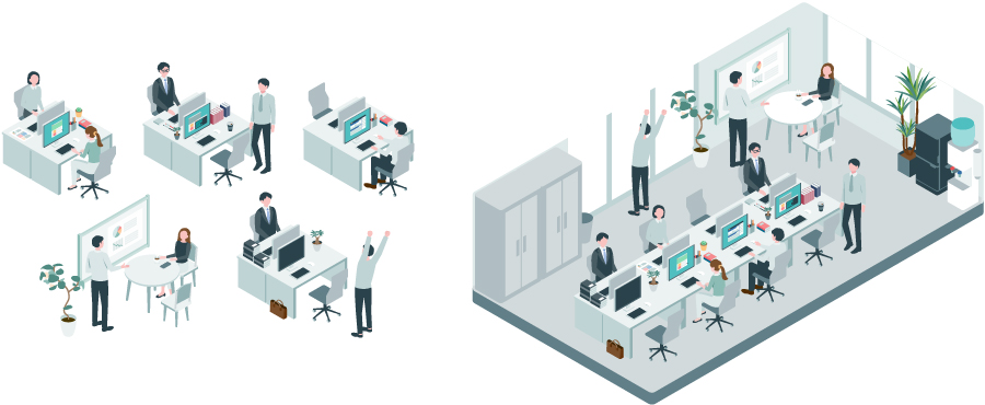 みなさんのオフィスに「働きやすさ」を。守谷商事にご相談ください。